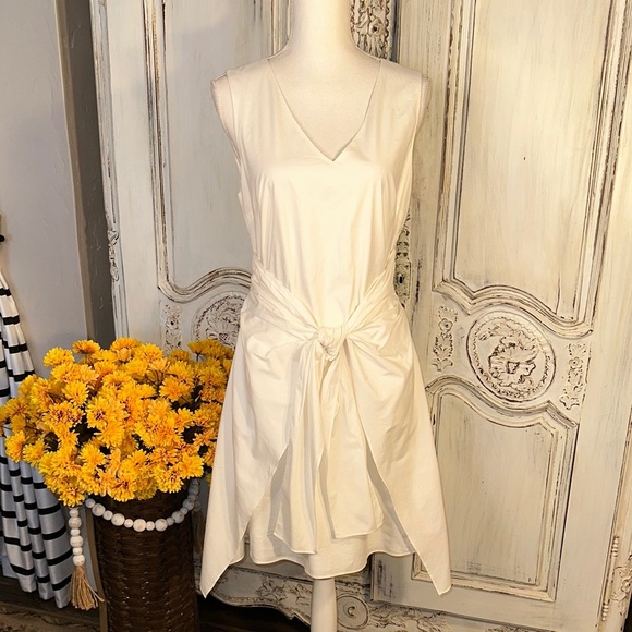 Ava & Aiden Cream Sleeveless Mini Dress - Picture 1 of 9